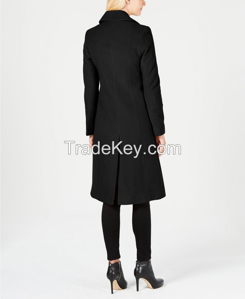 BLACK  woman   long coat