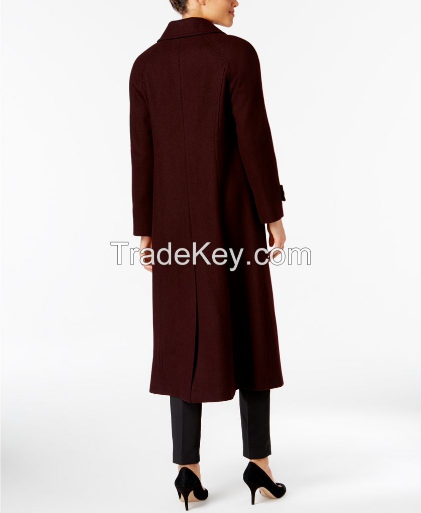 RED  WOMAN LONG COAT