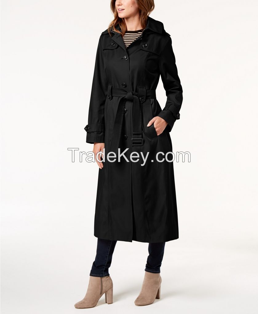 new   WOMAN LEATHER long COAT