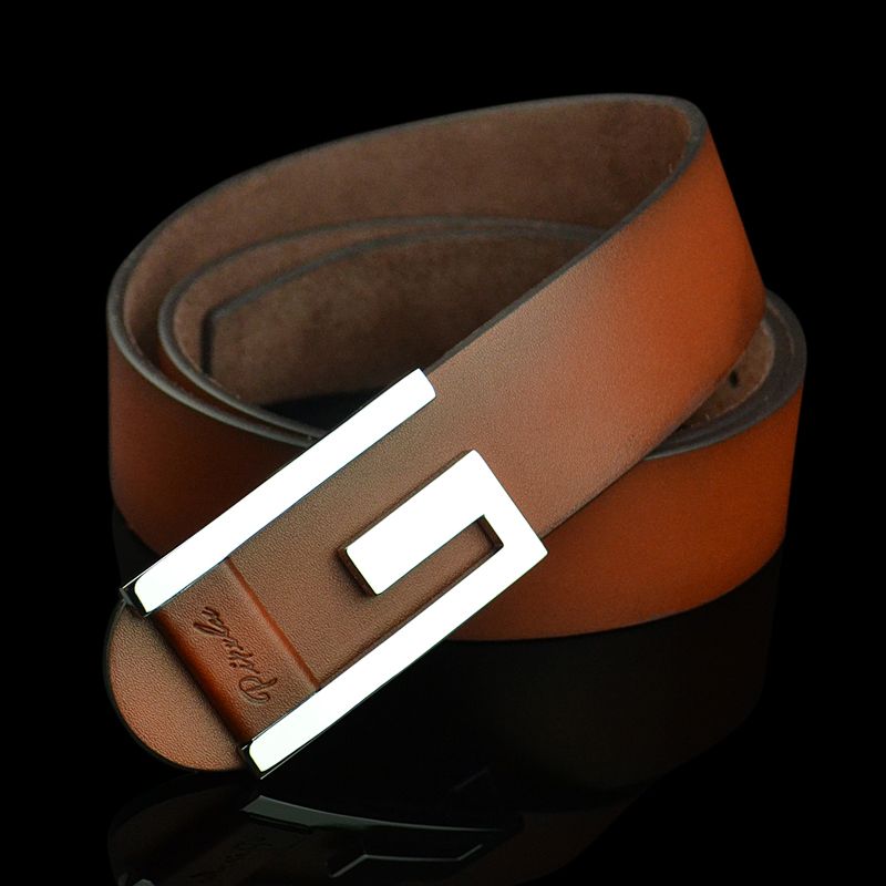 New arrival men's cowhide genuine leather belt for jeans 