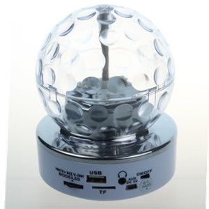 SK#70--Digital Mini Speaker with Radio/USB/Micro SD Card, LED rotating light