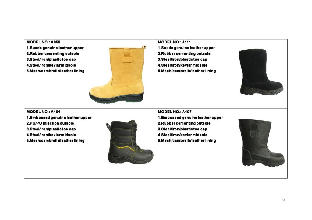 PU Injection-safety shoes