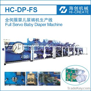HC-DP-FS Full Servo baby diaper making machine