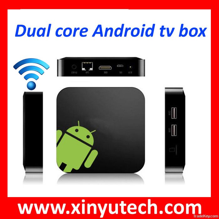 2013 new dual core android tv box, Android 4.2 3D smart tv player