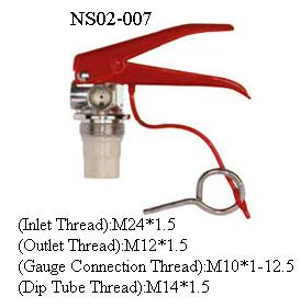valve for fire extinguisher use