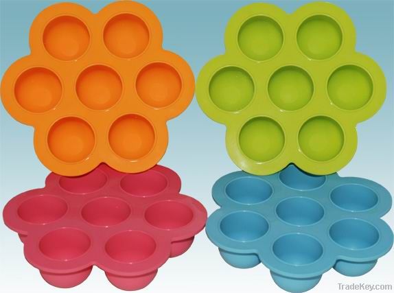 flower shape silicone egg container