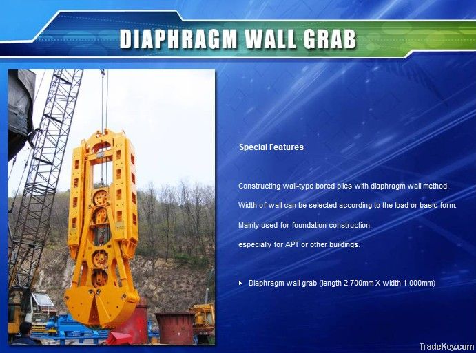 Diaphragm Wall Grab
