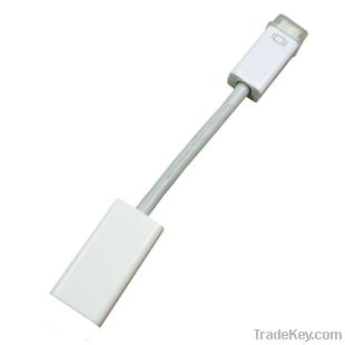 Mini DP to HDMI Female Adaptor Extension Connectors in White