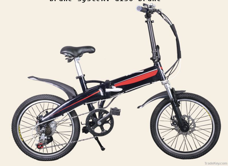 foldable 20" city electric bicycle 250w