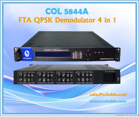 FTA QPSK Demodulator(4 in 4 out)