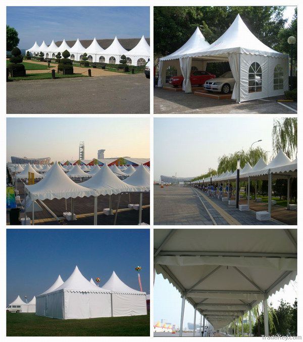 Pagoda Tents (side height: 2.3-2.7M)