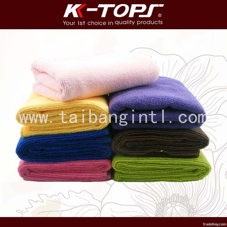 High absorption colorful microfiber cloth for household cleaning