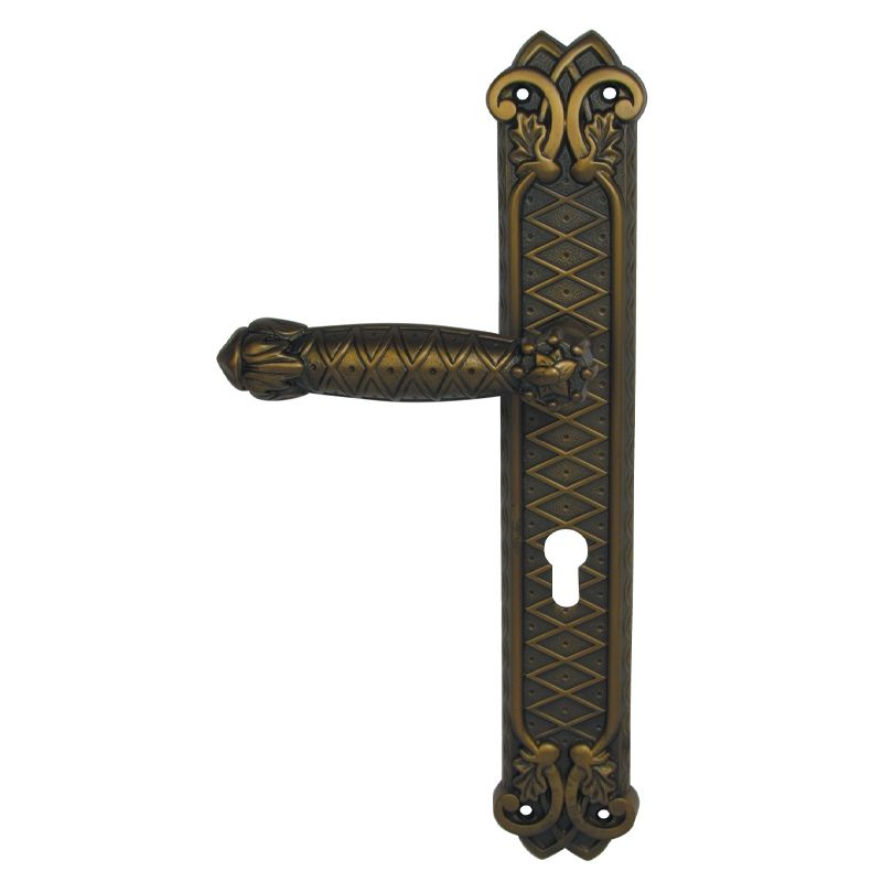 BRASS DOOR HANDLE / BRASS LEVER HANDLE / CAL ITALY TYPE BRASS LEVER HANDLE / FEDEX ITALY TYPE AGED BRONZE FINISH LEVER HANDLE