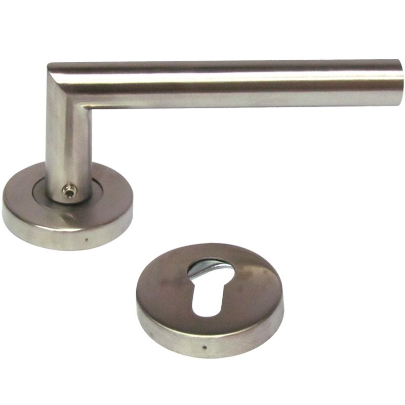 DOOR HANDLE / STAINLESS STEEL DOOR HANDLE / STAINLESS STEEL ROSE TYPE LEVER DOOR HANDLES / U TYPE SS LEVER HANDLE