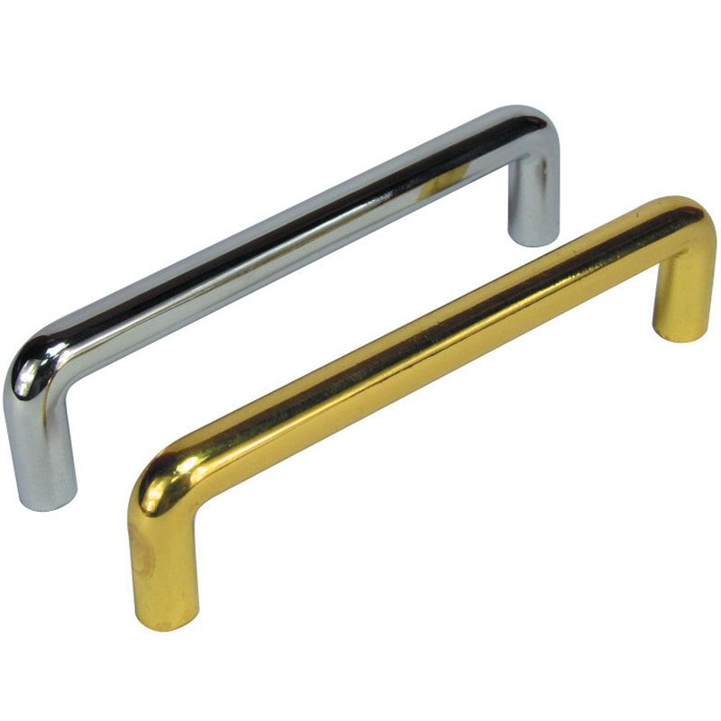 ZINC CUPBOARD HANDLE / HANDLES & KNOBS FOR CUPBOARD / ZINC CUPBOARD D HANDLE / CHROME PLATED AND BRASS PLATED CUPBOARD HANDLE