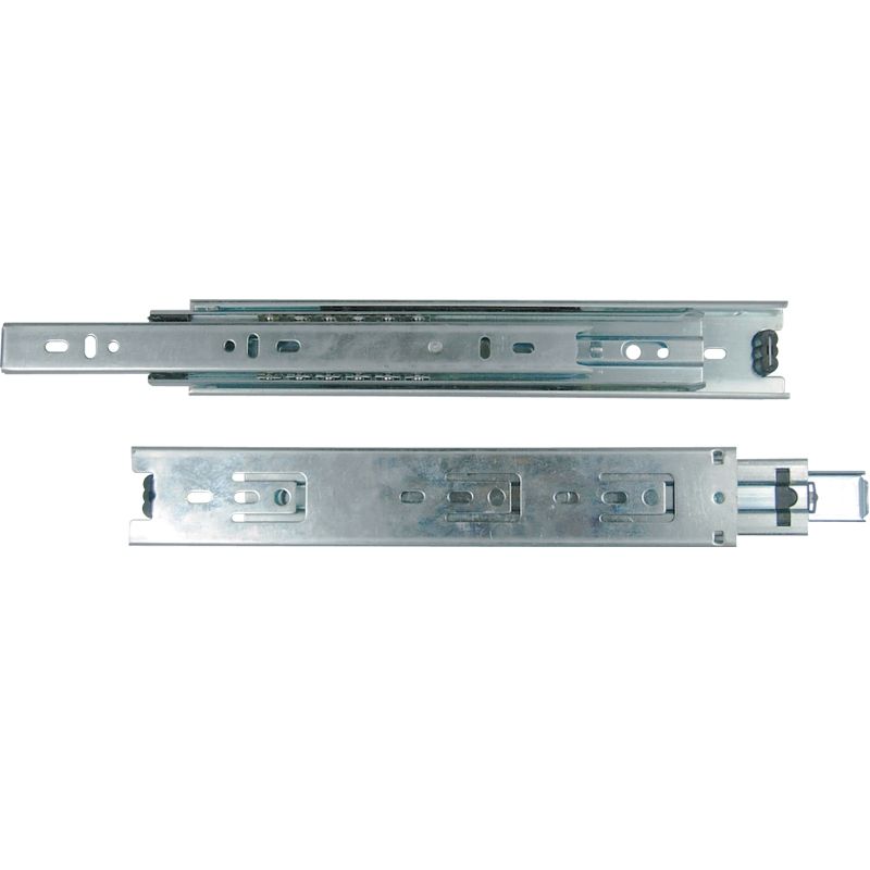 Side Mounted Full extension Ball Bearing type Galvanized Drawer slide / Side Mounted Full extension Soft closing Drawer slide