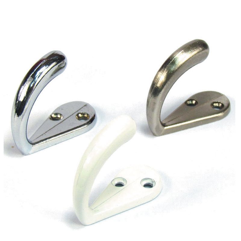 Double Coat Hook/ Single Coat Hook / Gold plated/ Chrome Plated / SS / White Single And Double Coat Hook