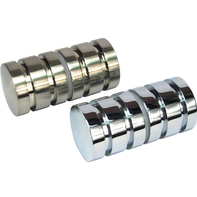 Back to Back Glass Door Knobs / Aluminium 30 mm and 35 mm Back to Back Glass Door Knobs / CP And SS Finish Door knobs