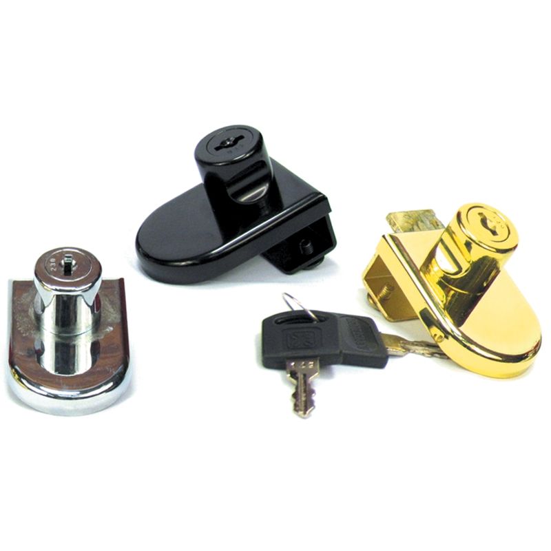 Glass Cabinet door lock/Glass Cabinet Door lock without boring hole/Chrome ,Brass Plated and Gold Plated Glass Cabinet door lock
