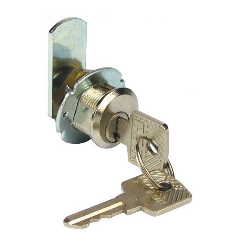 CAM LOCKS / CHROME PLATED PIN TYPE KEY CAM LOCKS / CHROME PLATED ROUND KEY CAM LOCKS / PLASTIC BODY CAM LOCK FOR REFRIGERATOR