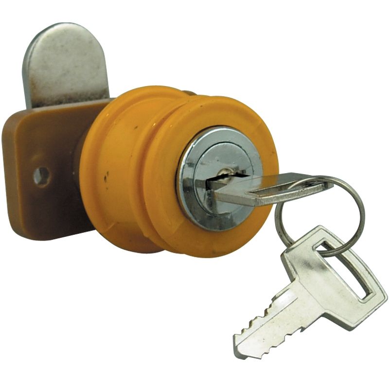 CAM LOCKS / CHROME PLATED PIN TYPE KEY CAM LOCKS / CHROME PLATED ROUND KEY CAM LOCKS / PLASTIC BODY CAM LOCK FOR REFRIGERATOR