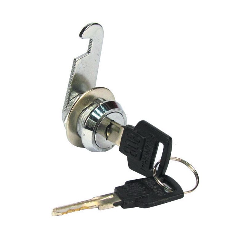 CAM LOCKS / CHROME PLATED PIN TYPE KEY CAM LOCKS / CHROME PLATED ROUND KEY CAM LOCKS / PLASTIC BODY CAM LOCK FOR REFRIGERATOR