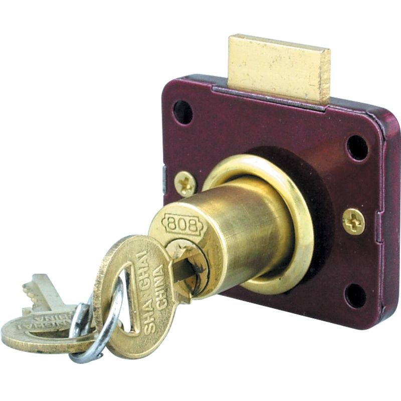 DRAWER LOCK / DRAWER LOCK WITH BRASS KEY / DRAWER LOCK PARROT / RED BODY DRAWER LOCK / MULTI STEEL DRAWER LOCK WITH BRASS KEY