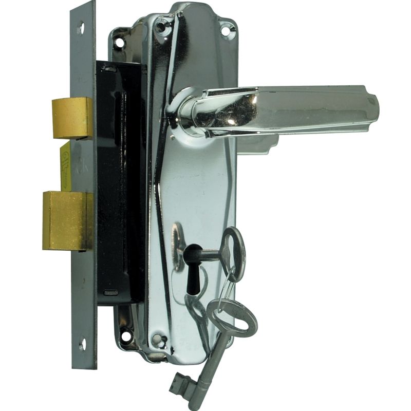 LOCK SET / LOCK-SET WITH CYLINDER / LOCK-SET WITH BIG KEY / LOCK-SET WITH METAL HANDLE / WEDGE TYPE LOCK- SET