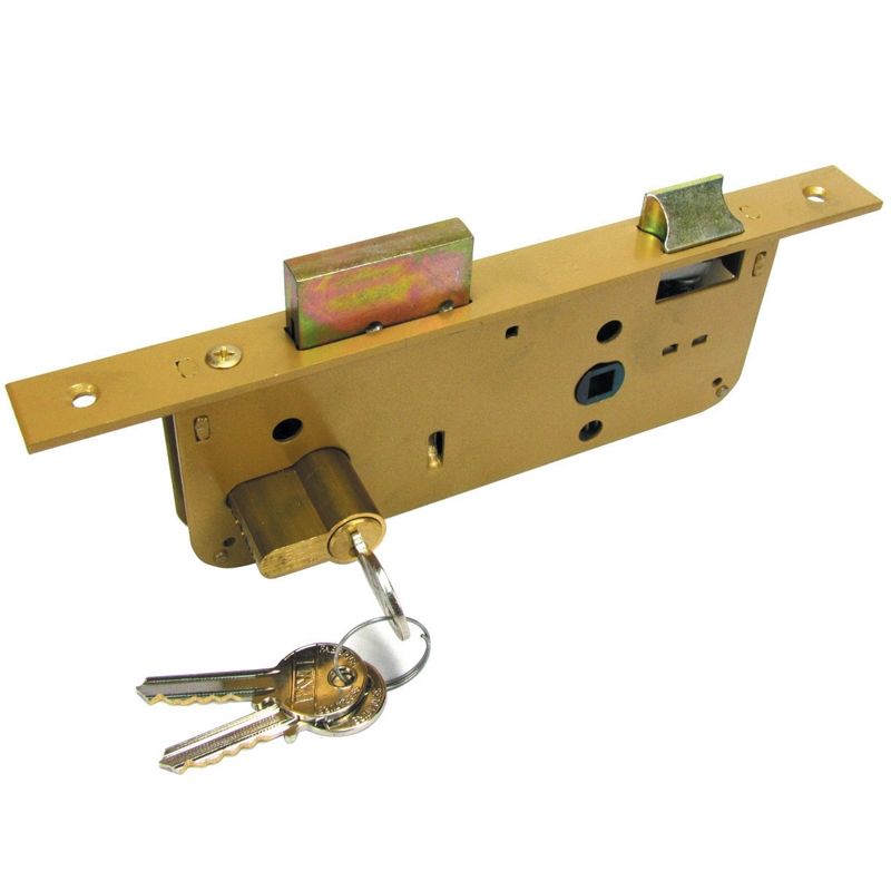 70 MM CYLINDER LOCK BODY CLOSED / 60 MM CYLINDER LOCK BODY BRASS / LOCK BODY FOR WOODEN DOORS / TOVER SPAIN TYPE LOCK BODY