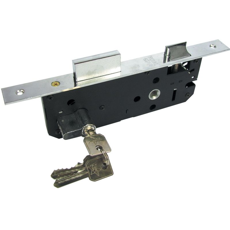 70 MM CYLINDER LOCK BODY CLOSED / 60 MM CYLINDER LOCK BODY BRASS / LOCK BODY FOR WOODEN DOORS / TOVER SPAIN TYPE LOCK BODY