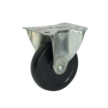 Rubber Caster Wheels / Nylon Caster Wheel / Rubber Fix Plate Caster Wheels / Caster Wheel / Rubber With Plate And Brake