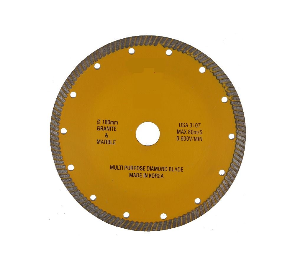 Turbo Wave and Segmented Diamond Cutting Disc for Granite / Circular Frequency Welding Turbo Saw Blade For Cutting Granite