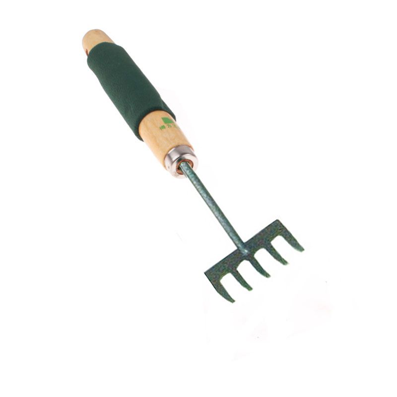Garden Rake /Curved Rake Head/Garden Rake With Steel handle/Garden Rake With Five Teeth/Garden Rake With Wooden handle