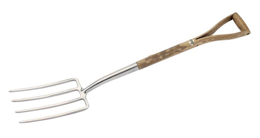 Digging Fork/Garden Fork With Steel Head/Fork Head/Heavy Duty Single Piece Steel Digging Fork