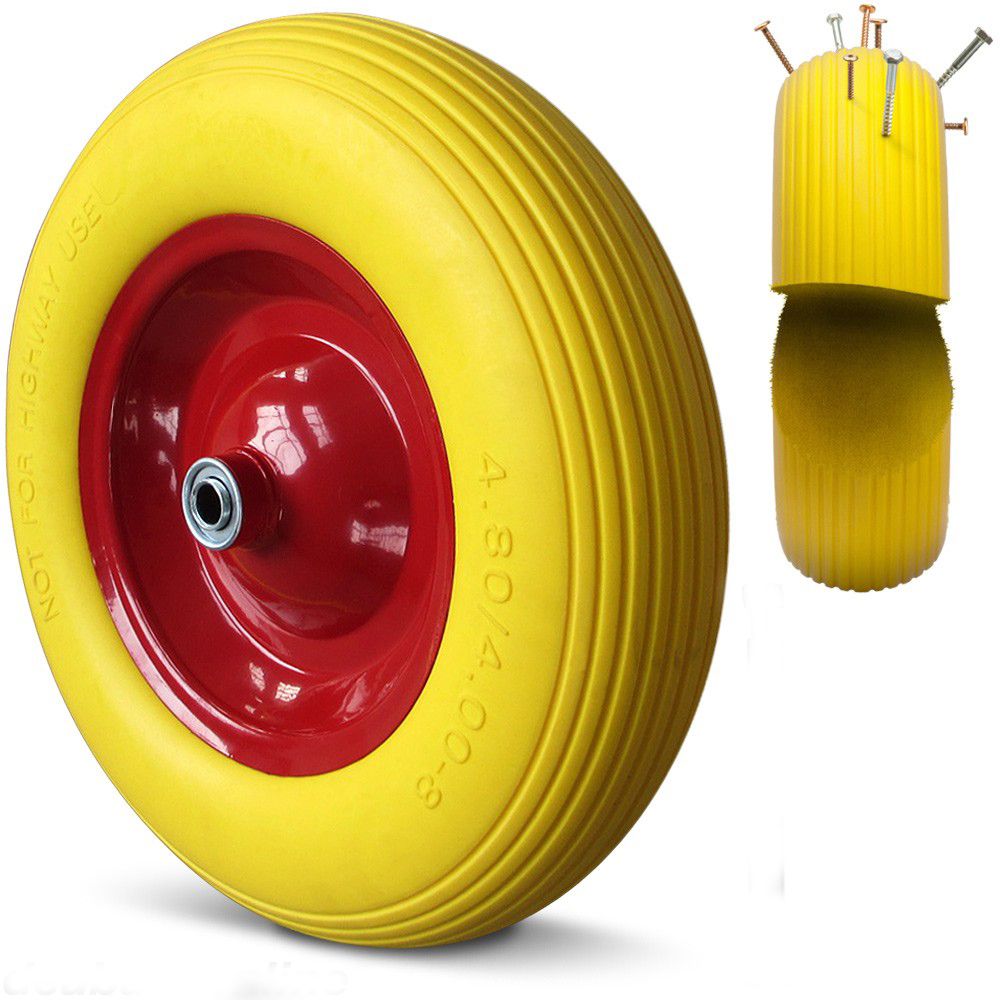 Wheel Barrow Wheels / Air Wheel / Pneumatic Wheel / Solid Wheel /Pink Rubber Tube