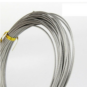 STAINLESS STEEL 7X19 WIRE ROPE LOW CARBON MARINE GRADE AISI316