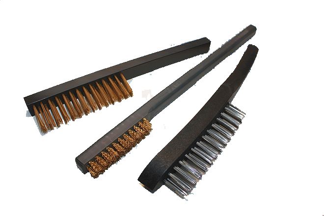 Scratch Brush/Industrial Hand Made Wire Brush/Wire Brush/Metal Finishing Wire Brush With Wood Handle