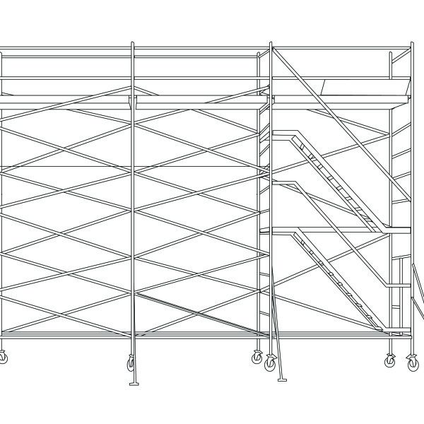 Construction Used And New Scaffolding / Folding Scaffolding/ Combination Tower Scaffolding / Crimp Scaffolding