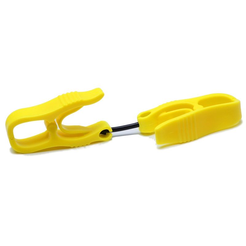 SAFETY GLOVE HOLDER CLIP / REDUCE HAND INJURIES PLASTIC GLOVE GUARD / INDUSTRIAL SAFETY GLOVE CLIPS FOR WORKER SAFETY