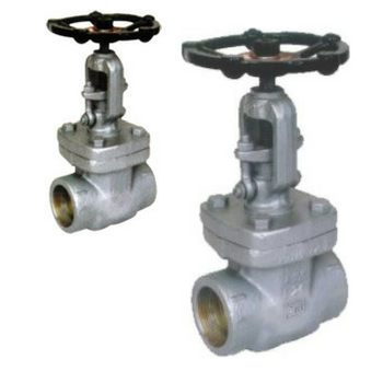 GATE VALVE CLASS 800/1500/2500 / FORGED CARBON STEEL/STAINLESS STEEL/ ALLOY STEEL BOLTED BONNET SCREWED END AND SOCKETWELD END