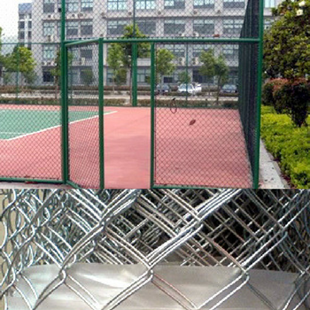 Diamond mesh/ Low Carbon steel wire, Stainless steel wire,Aluminum alloy wire for Fence Sports field, River banks, Construction