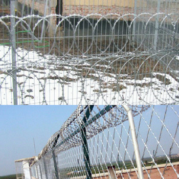 Razor Concertina Wire/ Galvanized iron/Stainless steel/PVC coated Razor blade wire/ Military concertina Razor barb wire