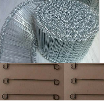 LOOP TIE WIRE / BLACK ANNEALED. GALVANIZED ANNEALED, COOPERED, PVC COATED, STAINLESS STEEL LOOP TIE WIRE