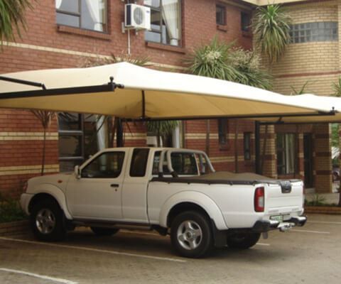 OUTDOOR CAR PARKING SHADE NET / OUTDOOR CARPORT SHADE CLOTH / CARPORT SHADE NET