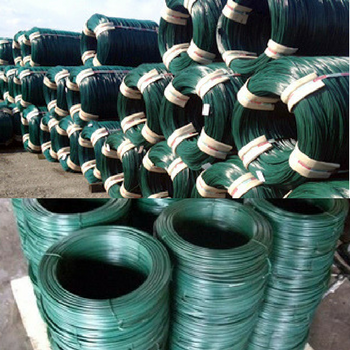 PVC COATED HOT-DIP ZINC-PLATED GALVANIZED STEEL BINDING WIRE/ PVC COATED GALVANIZED IRON WIRE COIL FOR CONSTRUCTION AND GARDEN