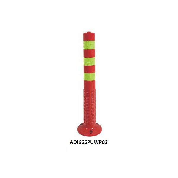 PU WARNING POST /ROAD SAFETY WARNING PU FLEXIBLE TRAFFIC DELINEATOR POST / WARNING SPRING POST / FLEX BOLLARD