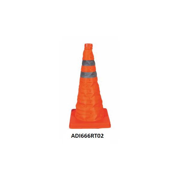 RETRACTABLE CONE / HIGH QUALITY COLLAPSIBLE TRAFFIC CONE / FLEXIBLE TRAFFIC CONE /FOLDING TRAFFIC CONE