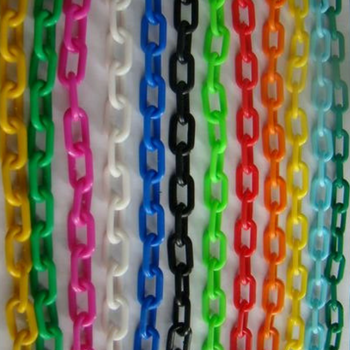 MULTI COLOR TRAFFIC PLASTIC CHAIN / COLORED BARRIER SYSTEMS CHAIN