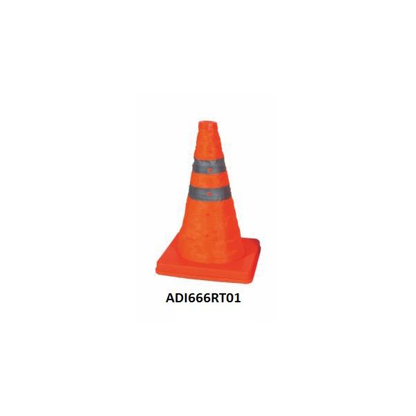 RETRACTABLE CONE / HIGH QUALITY COLLAPSIBLE TRAFFIC CONE / FLEXIBLE TRAFFIC CONE /FOLDING TRAFFIC CONE