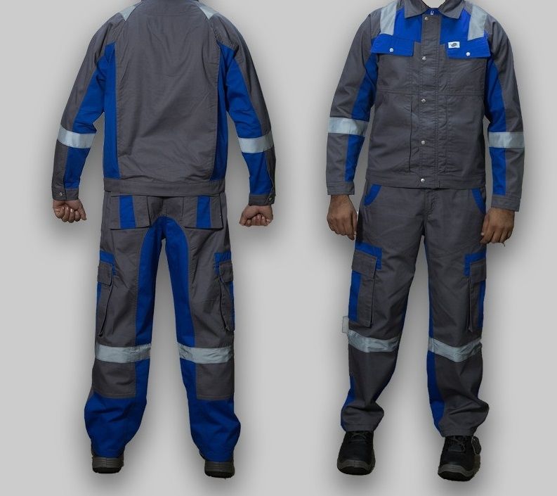 Coverall European Style Gray / European Elegance Jacket & Trouser / European Coverall Model Blue Navy / Safety Cloths